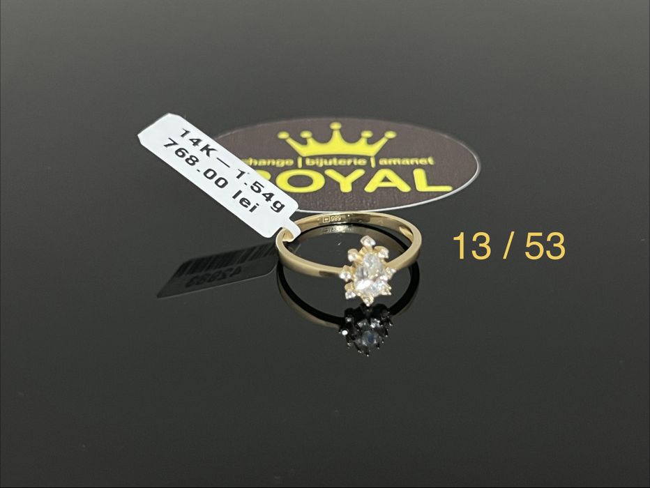 Bijuteria Royal CB : Inel dama aur 14k 1,54 grame