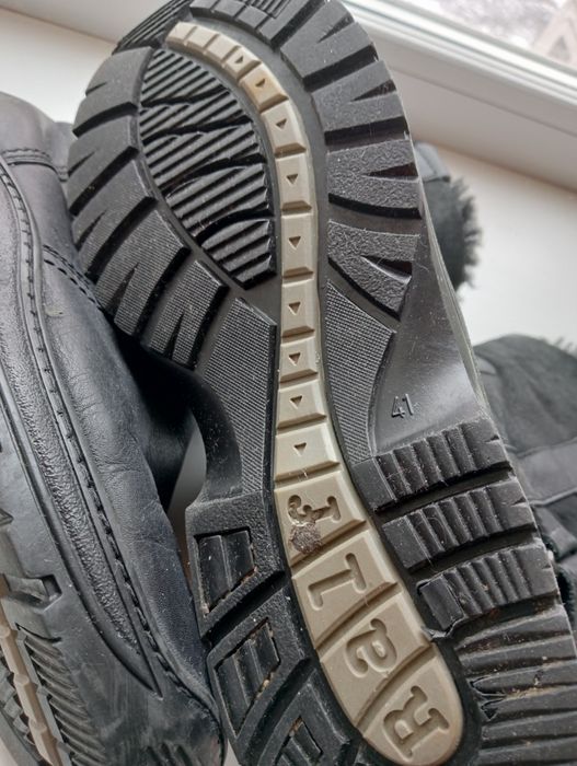 Теплые кожаные зимние берцы