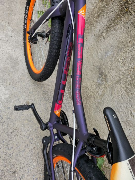 Алуминиев Cross Rebel 24 цола 1х7 скорости Перфектен, Дискови Спирачки