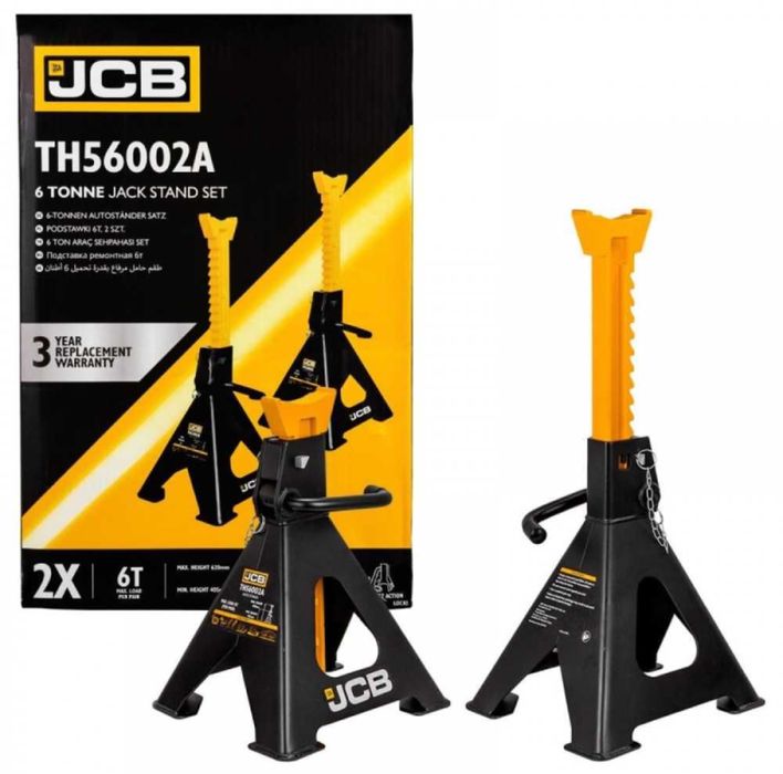 Комплект стойки за автомобил 6 тона от 408 мм до 600 мм JCB