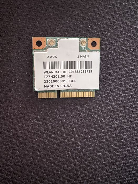 Placă Wi-Fi laptop Mini PCI-Express – WLAN, funcțională
