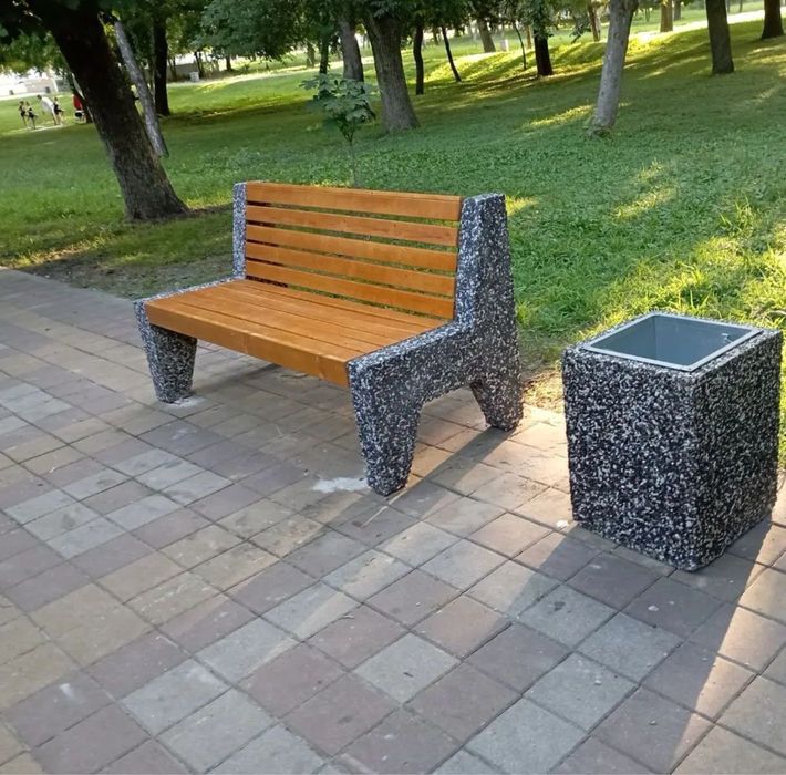 Скамейки урны мрамор