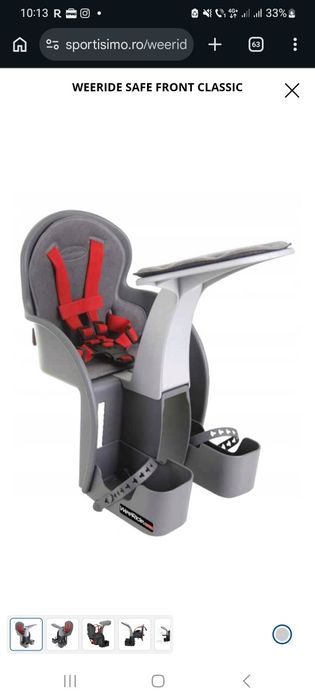 Scaun de bicicletă Weeride