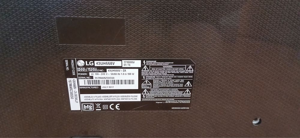 LED Smart Tv LG 4K UHD