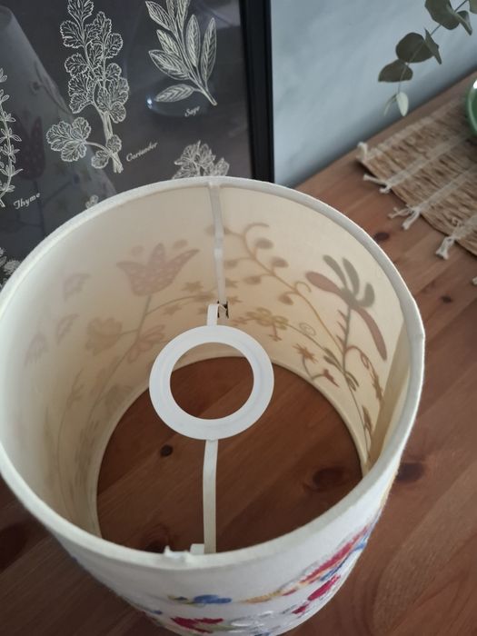 Abajur brodat Ikea bumbac 100%