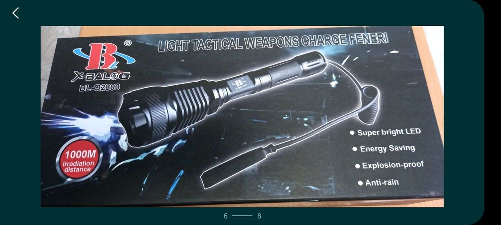 Lanternă Vânătoare cu magnet Promo 250  lei