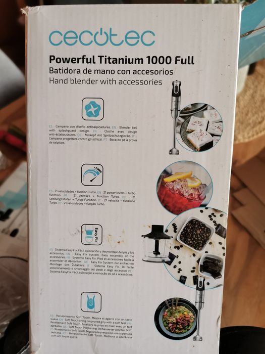 Пасaтор , чопър, блендер, миксер Cecotec 1000v