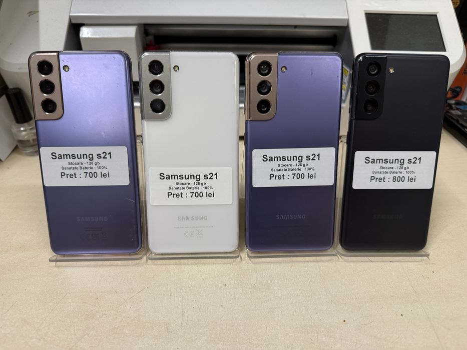 Samsung s21 / 128 gb / 100% baterie / garantie
