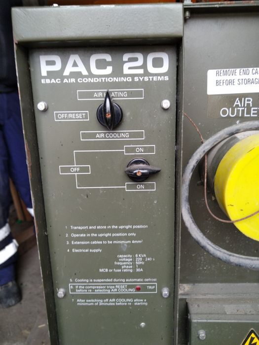 Мобилен индустриален климатик/топло и студено/