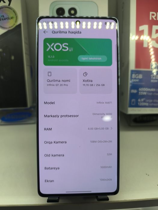 Infinix GT 20 Pro   120 fps