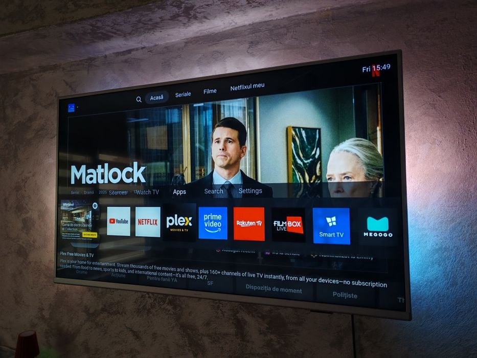 Smart TV Philips 108 cm Ambilight