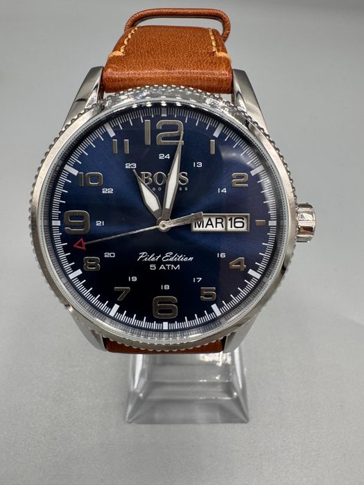 Ceas Boss Pilot Vintage Edition 44mm HB.279.1.14.287 Curea Piele