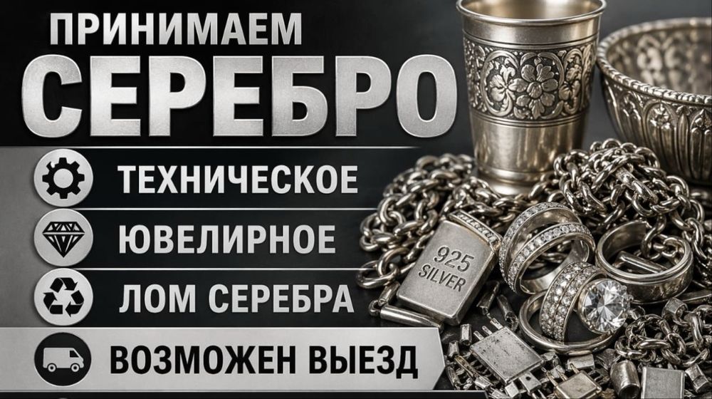 Серебро лом скупка
