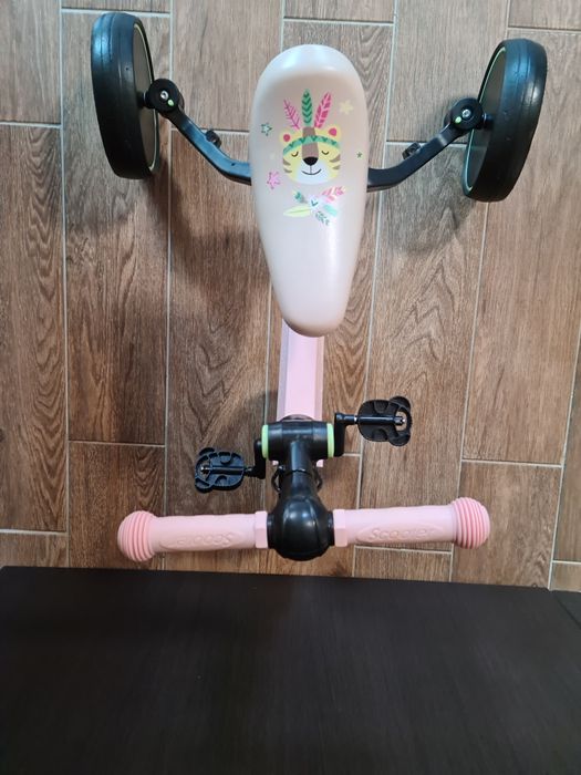 Колело MoMi Loris 3в1 розово