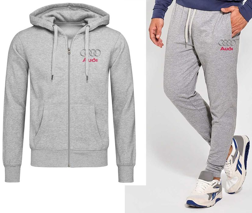 ПРОМО! Спортен екип/комплект горнище и долнище АУДИ / AUDI - 2 ЦВЯТА.