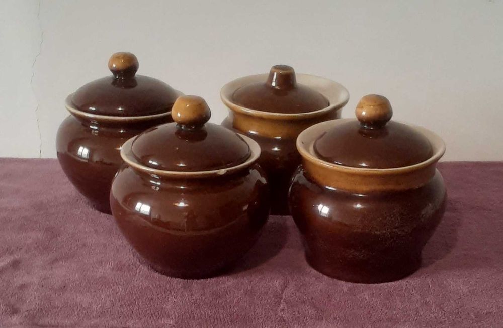 Горшочек (керамика), СССР, 4 шт.
