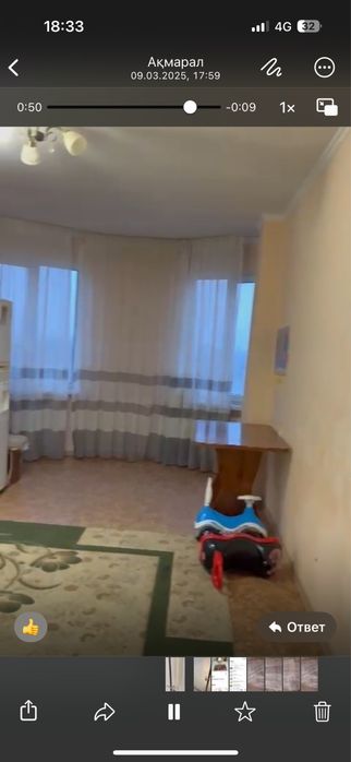 2 бөлмелі пәтер сатылады, Тараз, Бәйтерек, 61.8 м²