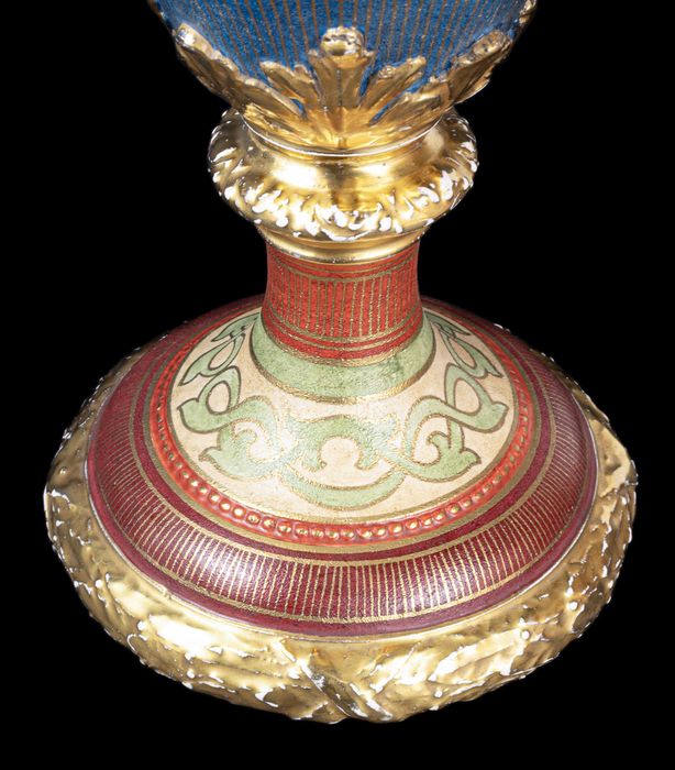 Рядка и огромна ваза от Franz Anton Mehlem- Royal Bonn.