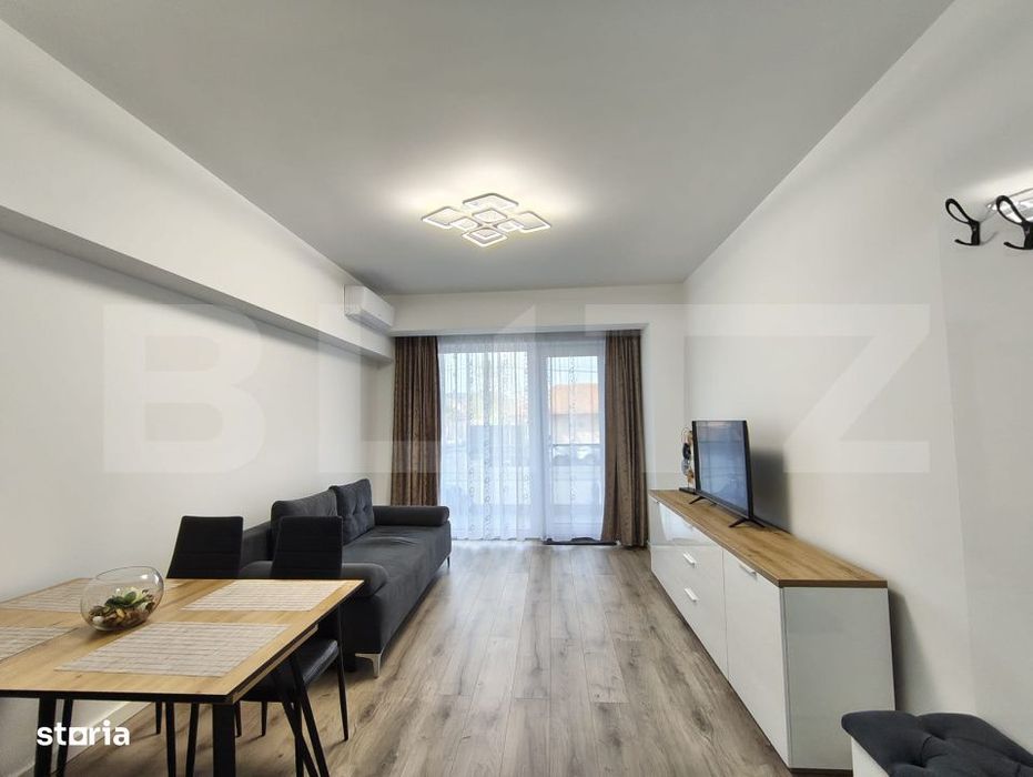 Apartament 2 camere Prima Arena, parter inalt, parcare