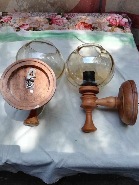 4 броя Дървени аплици