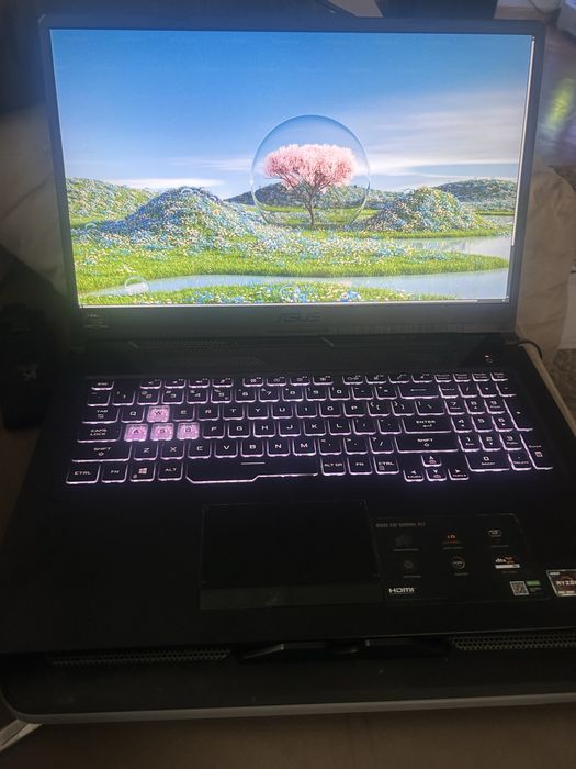 Лаптоп ASUS TUF F17 GTX 1650, Ryzen 7 4800H, 1TBssd, 16GB RAM