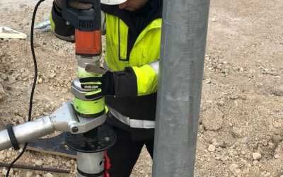 Montan Pilonii Foranti pentru Fundatii sau Constructii Usoare