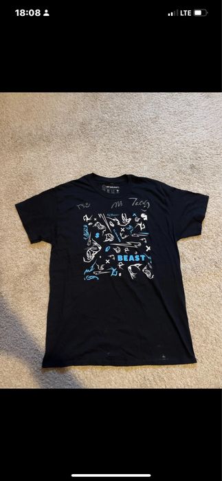 Tricou semnat  imprimeu Mr Beast L