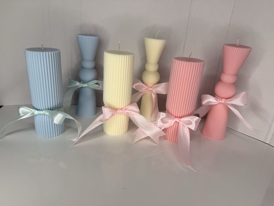 Lumânări din soia naturală,parfumate, had-made.