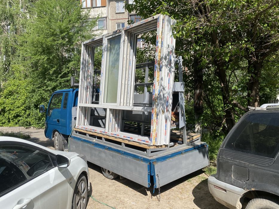 под вашим размером б/у пластик окна