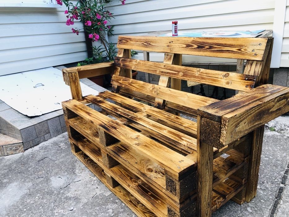 Градински палетни мебели