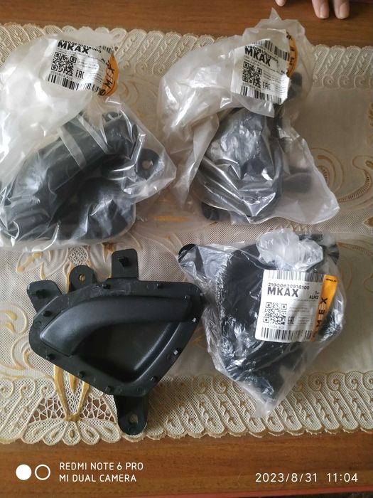 Комплект ручек дверей внутренние в сборе для Lada, новые