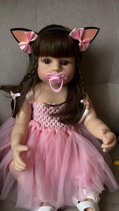 Кукла Reborn девочка и мальчик,55-56 см