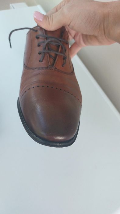 Pantofi piele pentru bărbati Gherasos - 250 lei