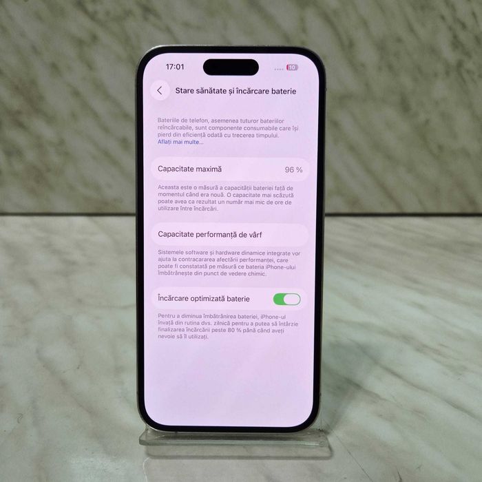 Telefon Apple IPhone 14 PRO 128GB Alb 96% bat Zeus Amanet Rahova 34582