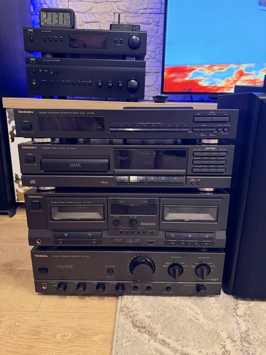 Technics Vintage Hi-Fi Premium – SU-VX500 + SL-PG100 + RS-TR212 + ST-610L – Linie completa
