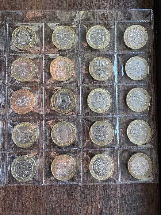 Colecție 20 monede britanice £2 – comemorative, modele diferite