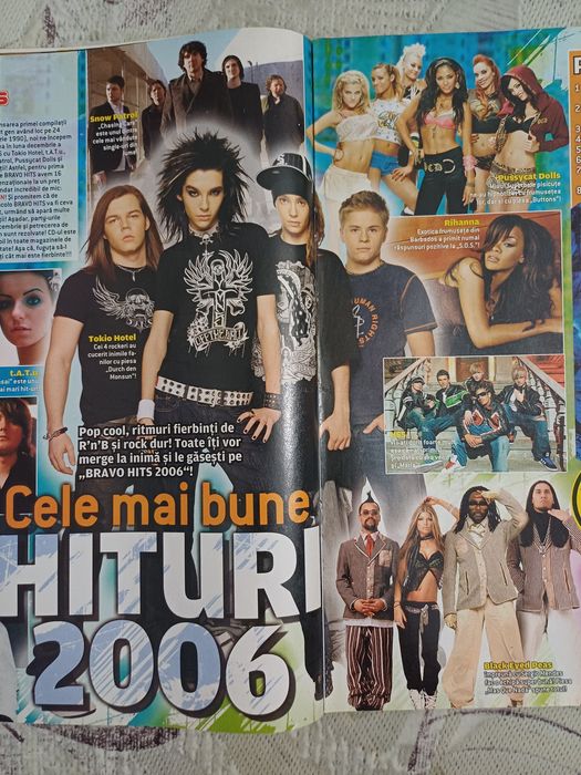 Vand revista Bravo decembrie 2006, completă, cu Mia&Miguel, CU POSTERE cu Charmed si Christina Aguilera & P.Diddy