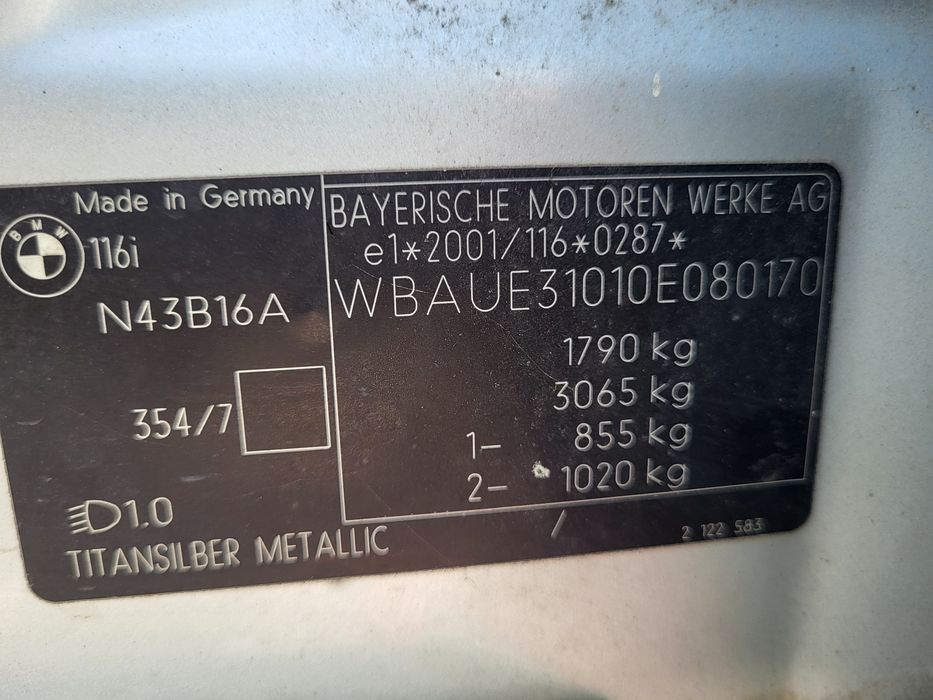 Capota,bara,usi,aripi,stopuri,motor bmw seria1 e87
