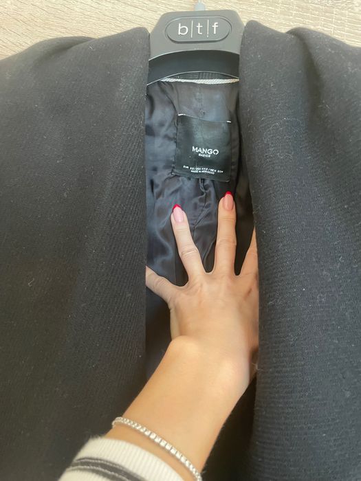 Вълнено палто Mango, XS