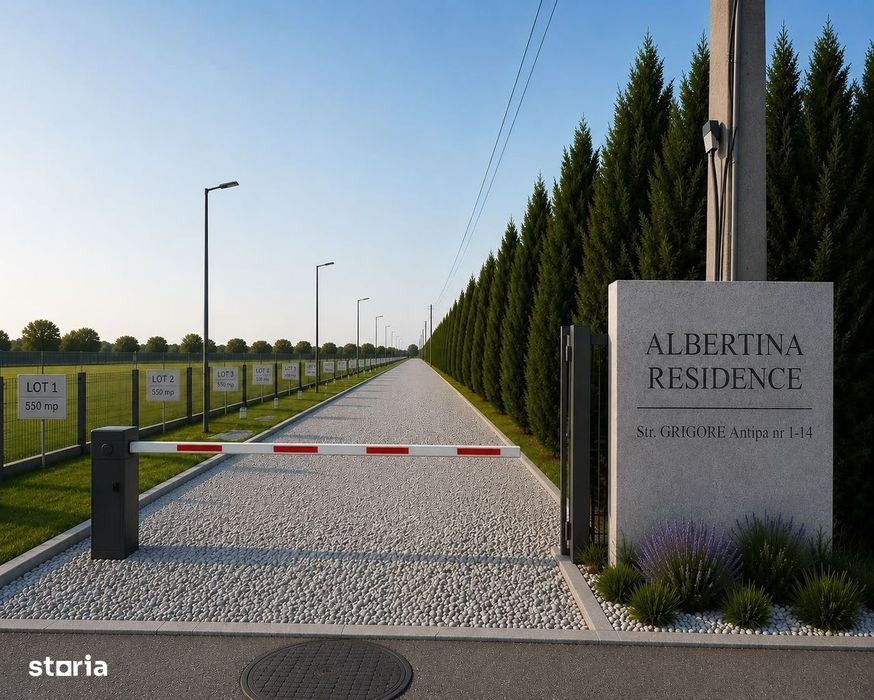 Teren de vânzare cu proiect de casa – Cartier Albertina, Grădiște