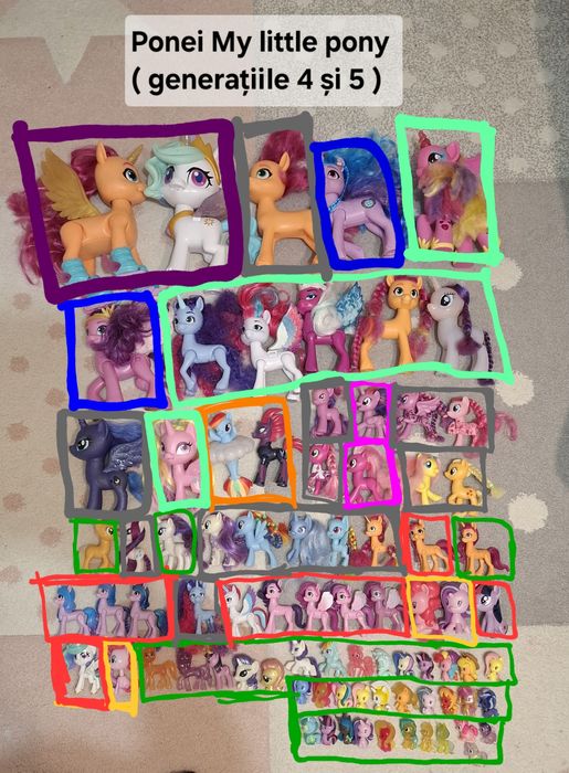 Vând ponei My little pony,  Galupy unicorn, Unicorn academy