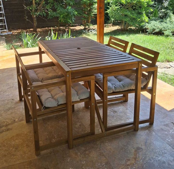 Masa si 4 scaune gradina