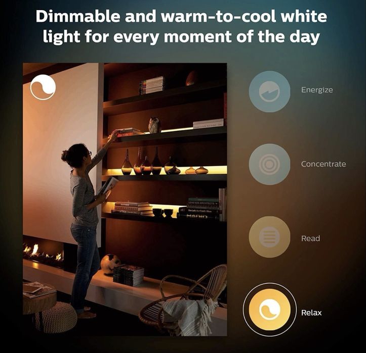 Philips Hue Lightstrip Extension v4 [1 m] Kit LED inteligent