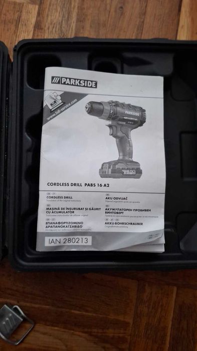 Акумулаторен пробивен винтоверт PARKSIDE PABS 16 A2