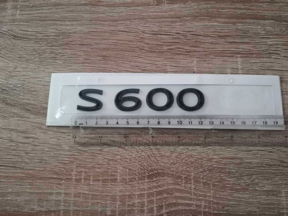 черен надпис нов стил Mercedes Benz S 600 W223