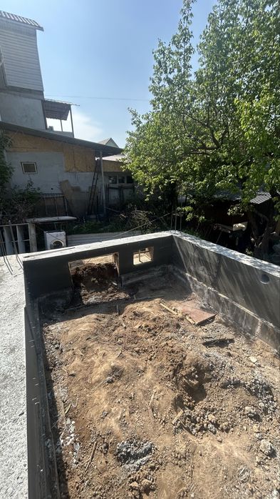 заливка фундамента