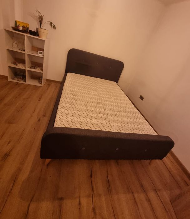 Pat cu saltea 160×200