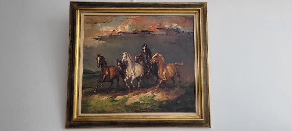 Tablou pictat pe panza semnat