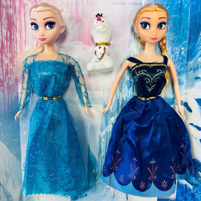 Кукли Елза Анна 23см Олаф комплект FROZEN Замръзналото кралство кукла
