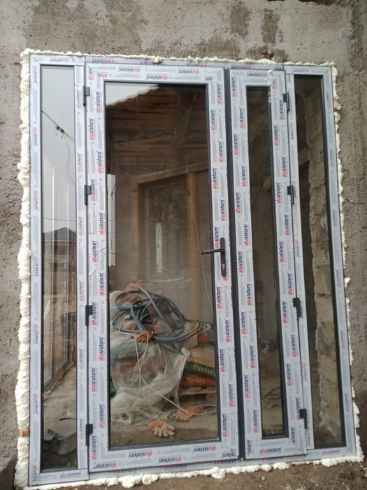 Пластик есык терезе витраж двери ремонт окна